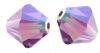 Toupies Swarovski 4mm LIGHT AMETHYST AB2X  Xilion / 25 perles