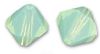 Toupies Swarovski 6mm CHRYSOLITE OPAL Coupe XILION / 10 perles