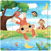 Puzzle en bois 20 pièces pour enfant motif SINGE