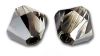 Toupies Swarovski 4mm CRYSTAL SILVER NIGHT XILION / 11 perles