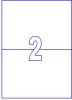 20 Planches A4 Etiquettes adhésives 148,5x210mm 2 par page - Prix dégressif