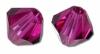 Toupies Swarovski 4mm FUCHSIA / 18 perles