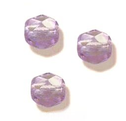 Facettes de Bohème 4mm VIOLET CHAMPAGNE / 48 perles