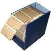 Etiquette Autocollante Rectangulaire Kraft à personnaliser - Dévidoir de 1000