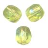 Facettes de Bohème 4mm LIGHT OLIVINE LUSTER (Lustré) / 50 perles