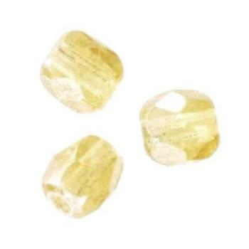 Facettes de Bohème  8mm LUSTER CHAMPAGNE / 7 perles