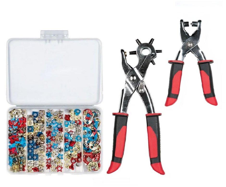 Lot De 2 Pinces à 4 Mâchoires - Pour Composants électroniques, Bijoux - Alliage Aluminium - 11.7cm