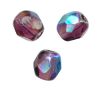 Facettes de Bohème 4mm AMETHYSTE MEDIUM AB / 50 perles