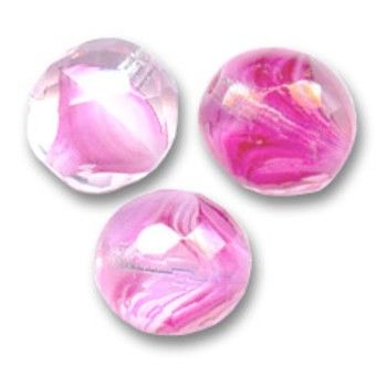 Facettes de Bohème 10mm CRYSTAL PINK / 5 perles