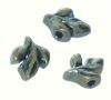 Intercalaire en métal forme Feuilles 5 x 7 mm - Or vieilli / 10 Perles