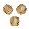 Facettes de Bohème 4mm LIGHT SMOKED TOPAZ / 50 perles