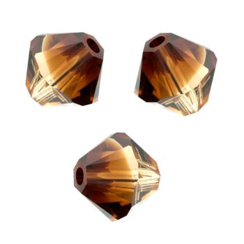 Toupies Swarovski 6mm TOPAZ BLEND   Coupe 5328 XILION / 10 perles