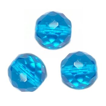 Facettes de Bohème 12mm AQUAMARINE MEDIUM / 5 perles