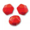 Facettes de Bohème 4mm CORAIL ROUGE ( OPAQUE CORAL RED ) / 50 perles