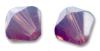 Toupies Swarovski 4mm CYCLAMEN OPAL AB Xilion / 20 perles