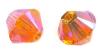 Toupies Swarovski 4mm SUN AB2X  Xilion / 26 perles