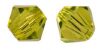 Toupies Swarovski 4mm CITRINE SATIN / 20 perles