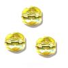 Facettes de Bohème  8mm JONQUILLE JONQUIL AB DARK / 10 perles