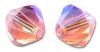 Toupies Swarovski 4mm ROSE AB2X Xilion / 25 perles