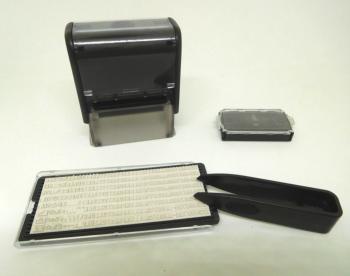 Cassette D'encre De Rechange Trodat 6/4912 Noir - Lot De 2 - Pour Tampons 4912, 4952, 4962