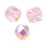 Facettes de Bohème 4mm ROSALINE AB / 50 perles