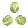 Facettes de Bohème 3mm  VERT DE GRIS CIRE / 28 perles