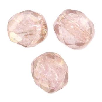 Facettes de Bohème 4mm ROSALINE LUSTER (Lustré) / 50 perles