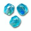 Facettes de Bohème 4mm GREEN AQUAMARINE AB / 50 perles