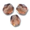 Facettes de Bohème 4mm LIGHT COLORADO TOPAZ / 50 perles