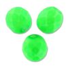 Facettes de Bohème 4mm NEON GREEN MAT / 50 perles