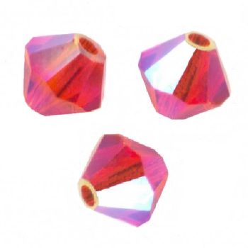 Toupies Swarovski 4mm HYACINTH ab2x / 15 perles  