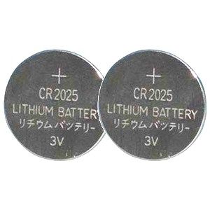 Piles CR-2025 Batteries Lithium 3 Volts / lot de 5 ( dont 1 gratuite )