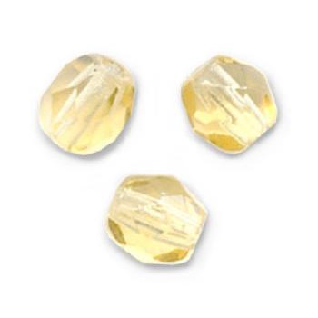 Facettes de Bohème 4mm SABLE / 50 perles