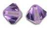 Toupies Swarovski 4mm TANZANITE XILION / 25 perles