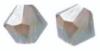 Toupies Swarovski 4mm WHITE OPAL SATIN / 20  perles  Prix dégressif