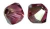 Toupies Swarovski 6mm AMETHYST AB Coupe XILION / 10 perles