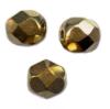 Facettes de Bohème 4mm BRONZE OR GOLD / 50 perles - Prix dégressif