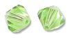 Toupies Swarovski 6mm CHRYSOLITE / 10 perles