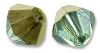 Toupies Swarovski 4mm CHRYSOLITE DORADO / 15 perles
