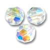 Ronde Facettée Swarovski 7mm CRYSTAL AB Antique / 4 perles