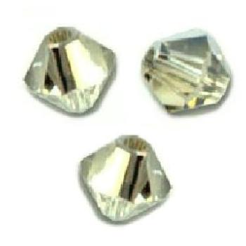 Toupies Swarovski 4mm JONQUIL SATIN / 20 perles  *PROMO* + prix degressif