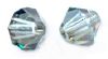 Toupies Swarovski 4mm LIGHT AZORE SATIN / 20 perles Prix degressif
