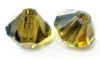 Toupies Swarovski 4mm LIME SATIN / 20 perles 