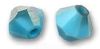 Toupies Swarovski 4mm TURQUOISE SATIN / 20 perles