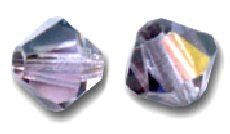 Toupies Swarovski 4mm VIOLET SATIN / 20 perles  *PROMO* 