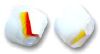 Toupies Swarovski 4mm WHITE ALABASTER AB  Xilion / 20 perles  